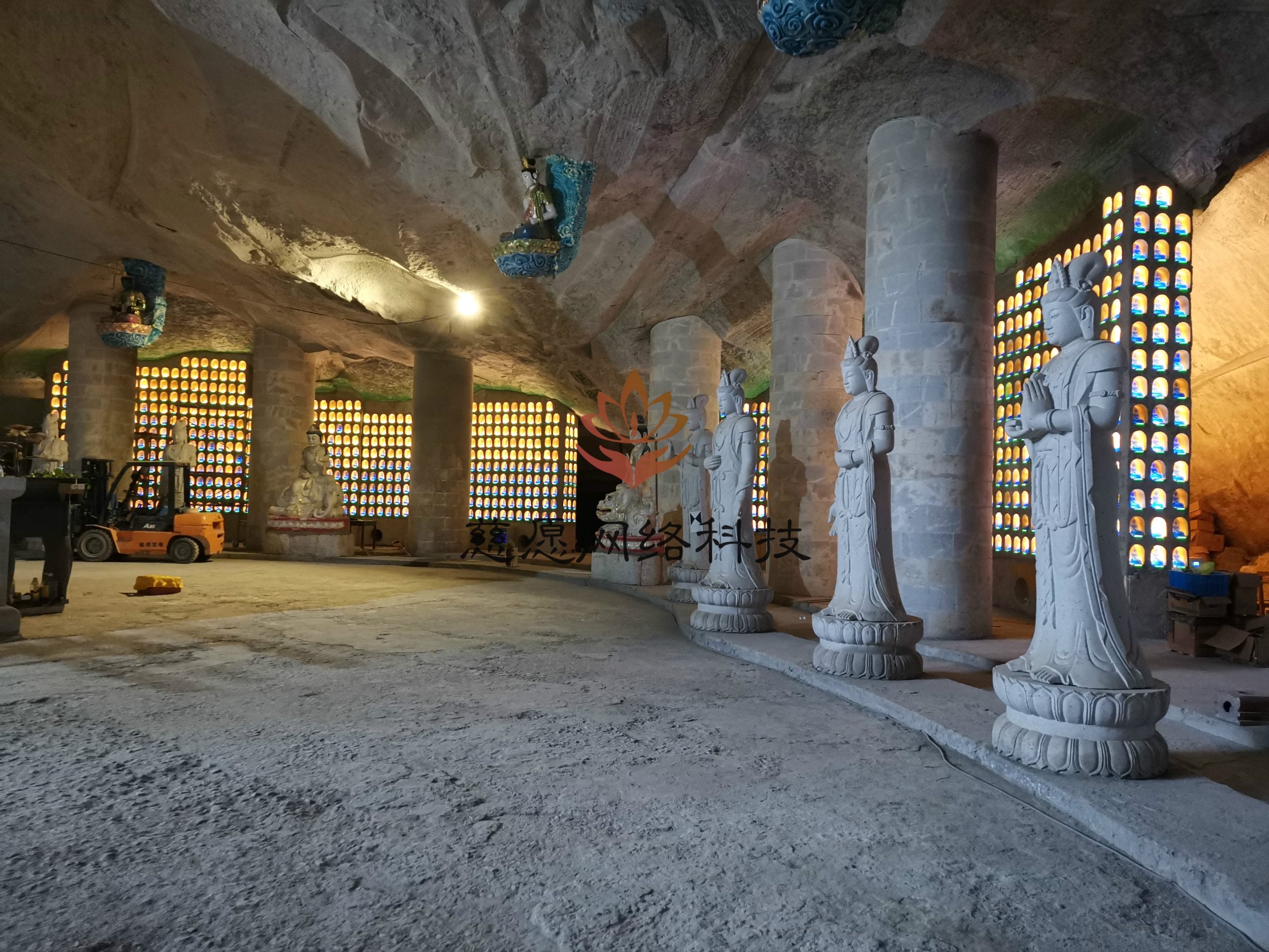 浙江天台山慈恩寺_万佛墙