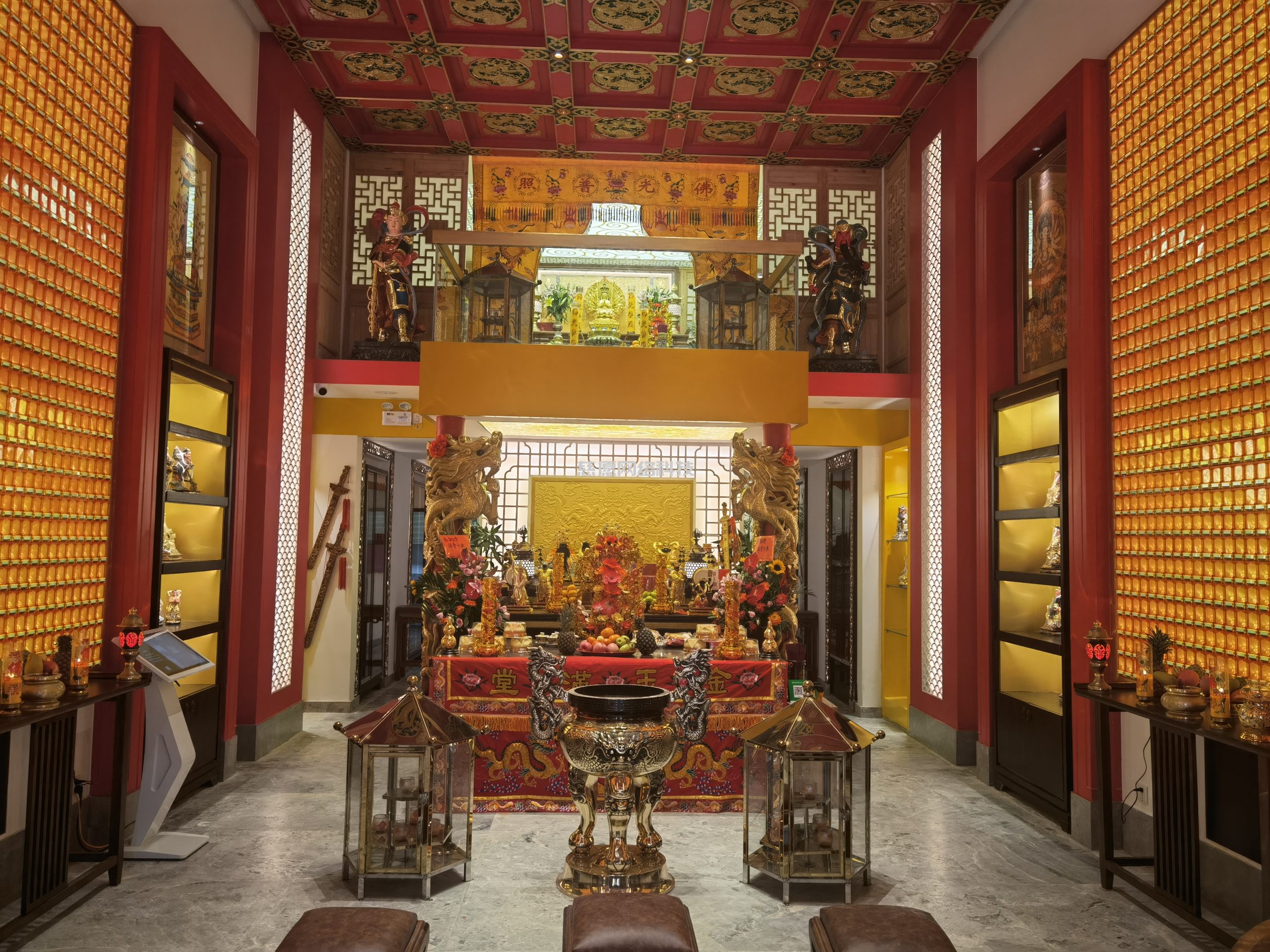 财神殿万佛墙|上下两层仅100平,万神驻跸,气势恢宏! 财神殿万佛墙|上下两层仅100平,万神驻跸,气势恢宏!